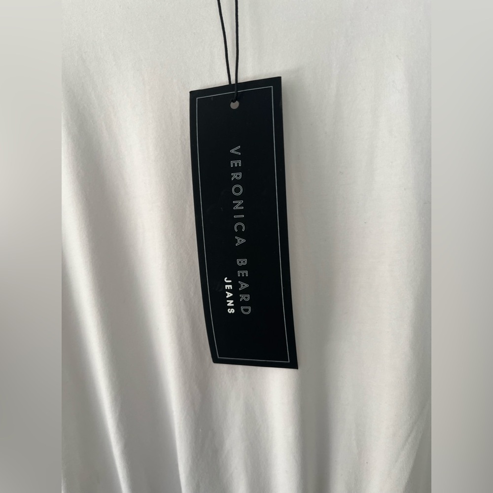 BID Veronica Beard Larsen Dress Two-tone White / Green Dress, Small - Picture 8 of 9